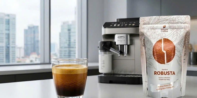 hạt cafe rang mộc có body dày dặn 1