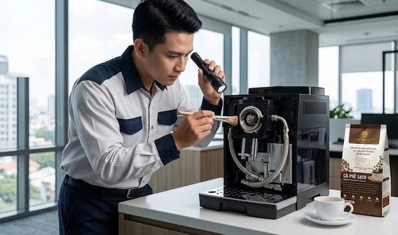 hạt cafe rang mộc sạch không hại lưỡi dao máy xay 3