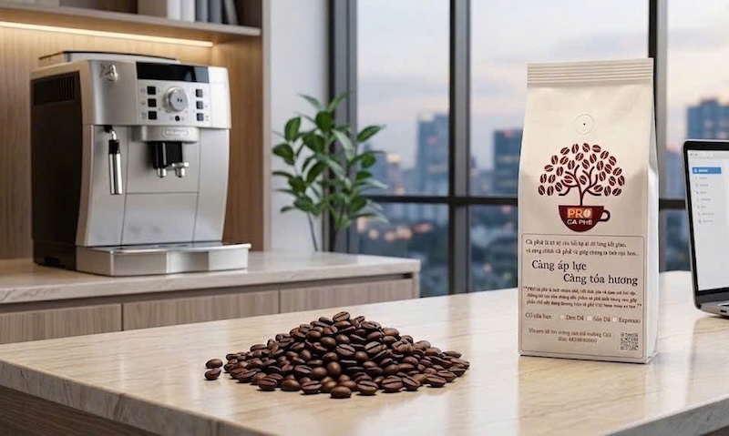 hạt cafe robusta buôn ma thuột rang mộc 1