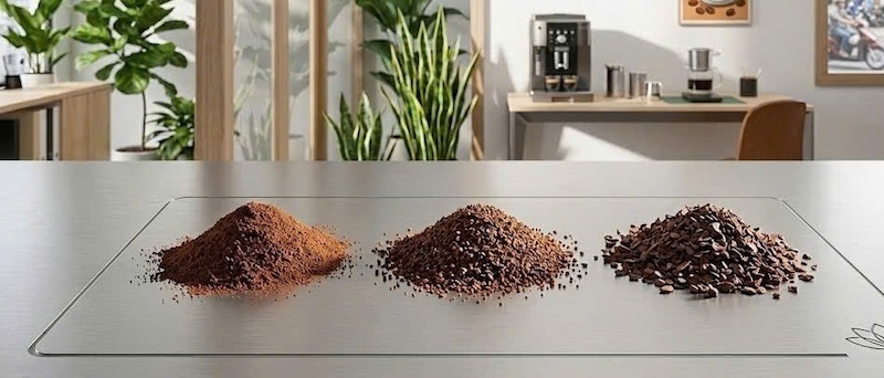 hướng dẫn chỉnh cỡ xay của máy tự động 2