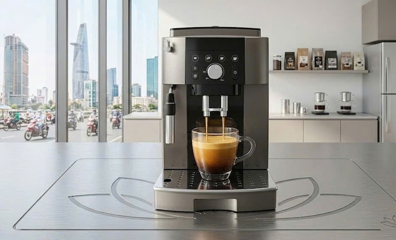 hướng dẫn chỉnh cỡ xay của máy tự động 3