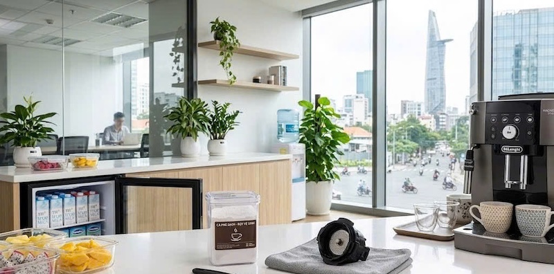 hướng dẫn vệ sinh cối ép máy pha cafe tự động 3
