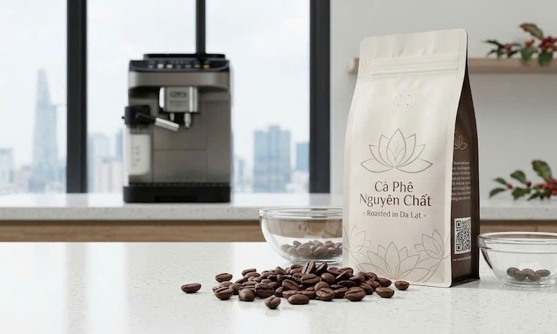 hương vị thảo mộc tự nhiên trong hạt cafe robusta 2
