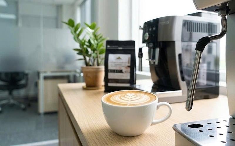 kỹ thuật free pour latte art 3