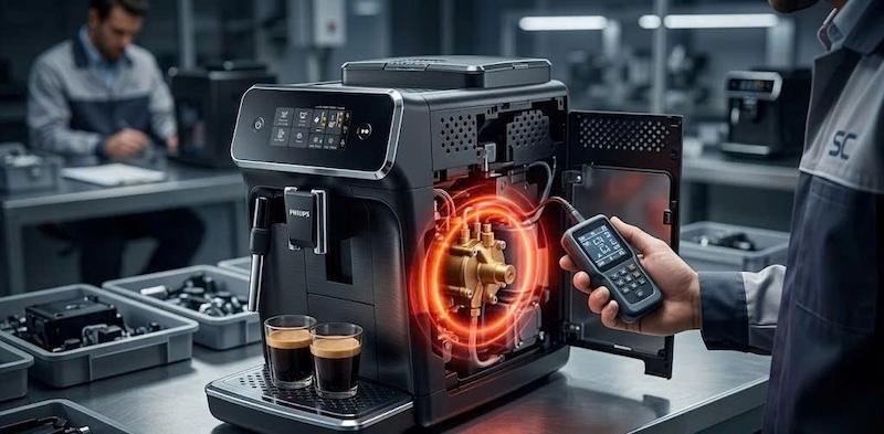 lỗi bơm máy pha Philips kêu to 1