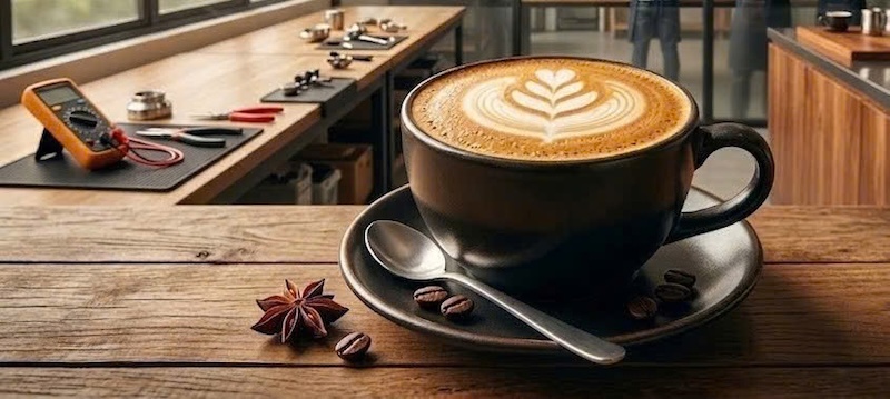 máy pha cafe tự động công suất lớn hay bị nghẹt vòi sữa 3
