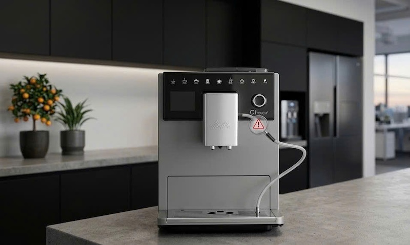 máy pha Melitta không hút được sữa/không ra bọt 1