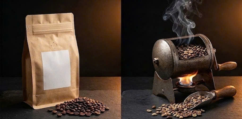 nên mua cafe hạt rang sẵn hay tự rang