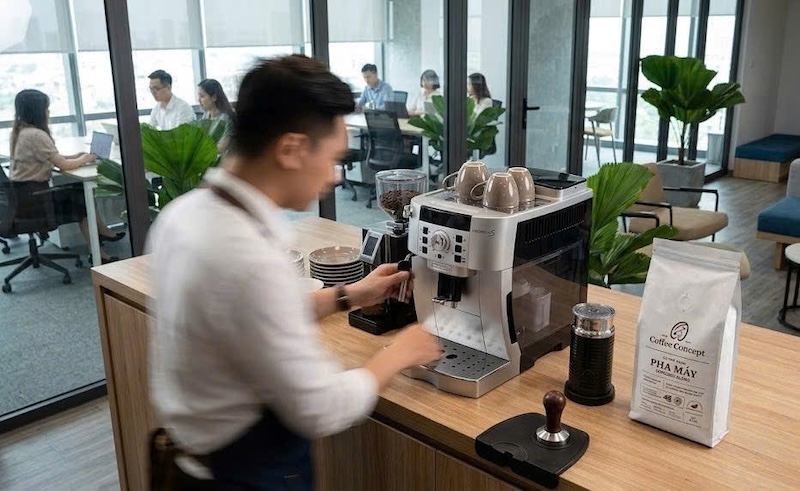 Quy trình speed bar tối ưu thời gian ra món espresso