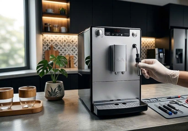 sửa máy pha cà phê tự động Melitta cho văn phòng