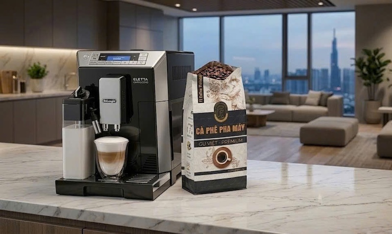 túi hạt cafe rang mộc chuẩn kỹ thuật cho máy pha tự động 3